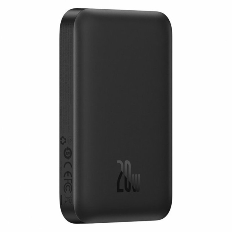Зовнішній акумулятор Baseus Magnetic Wireless Charging Power bank 6000mAh 20W With Cable Black