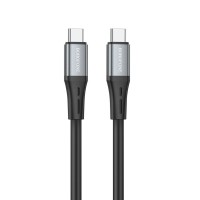 Кабель BOROFONE BX88 Solid 60W silicone charging data cable for Type-C to Type-C Black