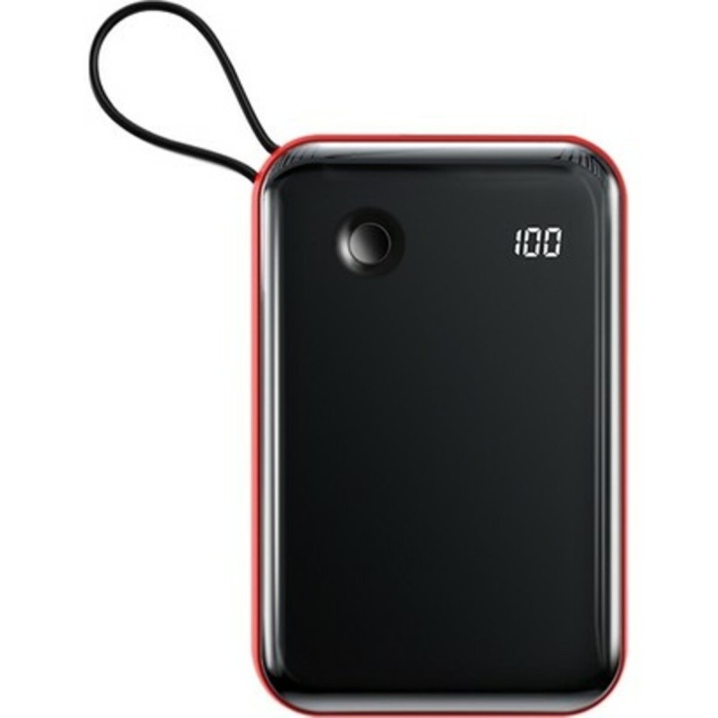 Зовнішній акумулятор Baseus Mini S 10W Wireless 10000 mAh Black-Red