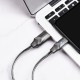 Кабель BOROFONE BU12 USB to iP, 2.4A, 1.2m, silicone, zinc connectors, light indicator, Black
