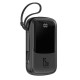 Зовнішній акумулятор Baseus Q pow Digital Display 3A Power Bank 10000mAh (With IP Cable)Black