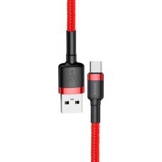 Кабель Baseus Cafule Cable USB For Micro 2.4A 0.5m Red+Red