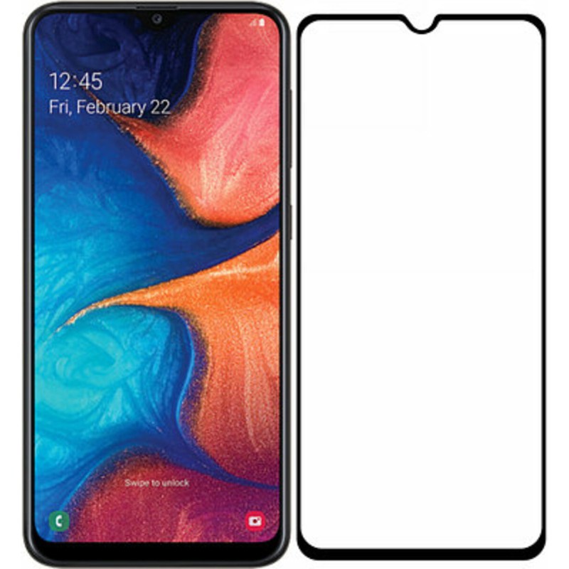 Захисне скло Avantis Full Glue Samsung A20/A205 Black
