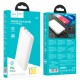 Зовнішній акумулятор HOCO J87 Tacker PD20W+QC3.0 power bank(10000mAh) White
