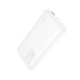 Зовнішній акумулятор HOCO J87 Tacker PD20W+QC3.0 power bank(10000mAh) White