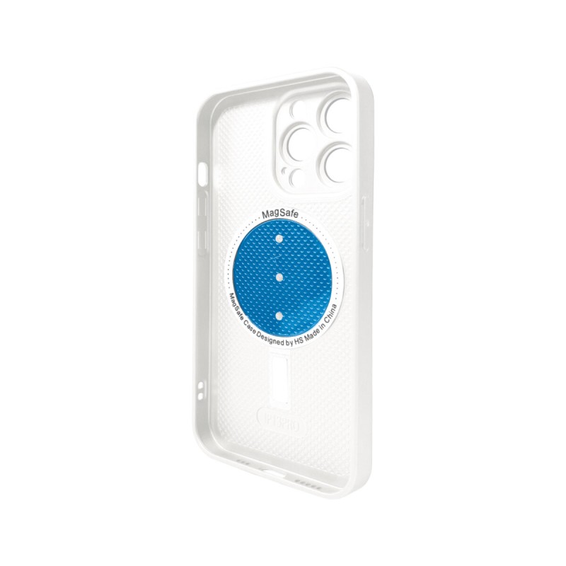 Чохол для смартфона AG Glass Matt Frame Color MagSafe Logo for Apple iPhone 13 Pro Pearly White