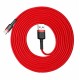 Кабель Baseus Cafule Cable USB For Type-C 2A 3m Red+Red