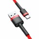 Кабель Baseus Cafule Cable USB For Type-C 2A 3m Red+Red