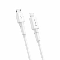 Кабель Baseus Mini White Cable Type-C to iP PD 20W 1m White