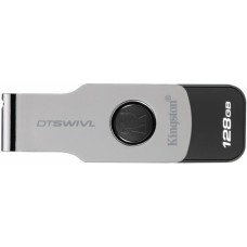 Flash Kingston USB 3.0 DT Swivel Design 128GB Metal/Black