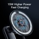 Тримач для мобільного Essager Arpege 15W Magnetic Wirless Car Charger with Phone Holder Function (Standard Version)  black (EZJCX-GY01AtZ)