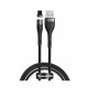 Кабель Baseus Zinc Magnetic Safe Fast Charging Data Cable USB to IP 2.4A 1m Gray+Black
