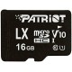 microSDHC (UHS-1 U1) Patriot LX Series 16Gb class 10 V10 (R-90MB/s, W-40MB/s) (adapter SD)