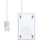 Бездротовий зарядний пристрій Baseus Card Ultra-thin  Silver+White