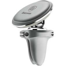 Тримач для мобiльного Baseus Magnetic Air Vent Car Mount Holder Silver
