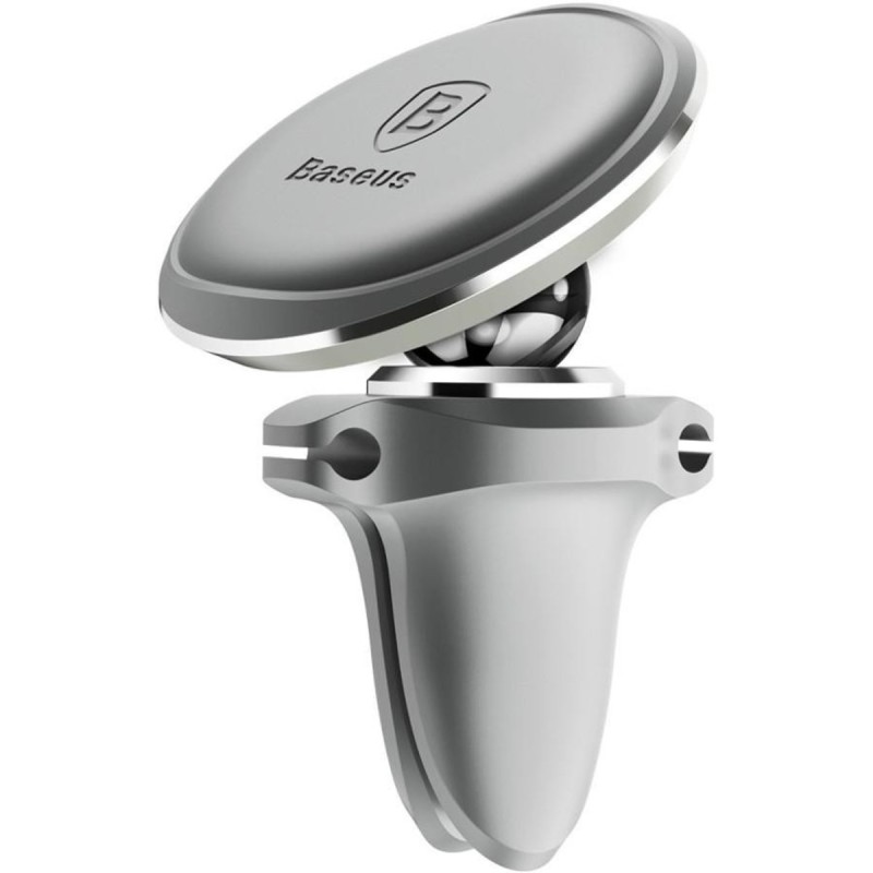 Тримач для мобiльного Baseus Magnetic Air Vent Car Mount Holder Silver