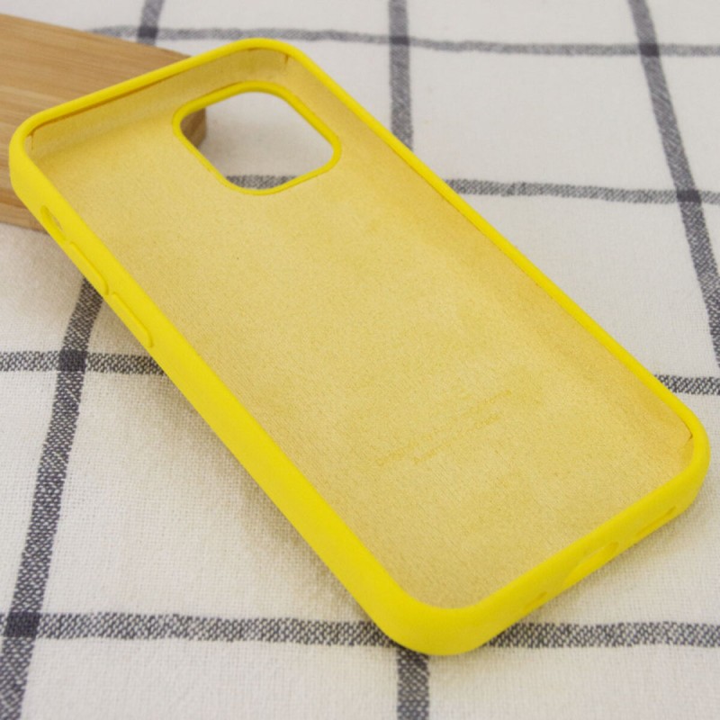 Чохол для смартфона Silicone Full Case AA Open Cam for Apple iPhone 15 Pro 56,Sunny Yellow