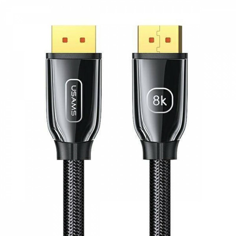 Кабель Usams US-SJ532 U75 8K DP To DP 1.4 HD Video Cable 2m Black