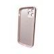 Чохол для смартфона AG Glass Matt Frame Color MagSafe Logo for Apple iPhone 12 Pro Max Chanel Pink