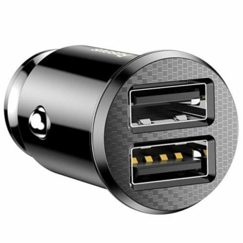 Автомобільний зарядний пристрій Baseus Grain Car Charger 3.1A White