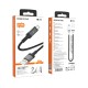 Кабель BOROFONE BU30 Lynk smart power-off charging data cable for Micro Black