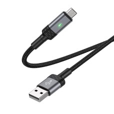 Кабель BOROFONE BU30 Lynk smart power-off charging data cable for Micro Black