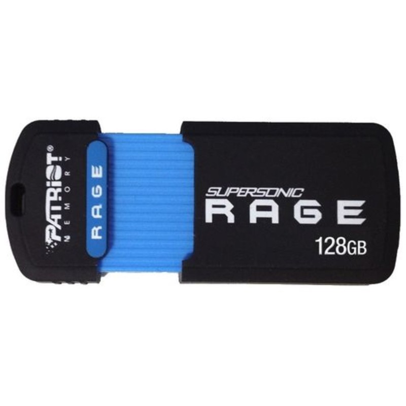 Flash Patriot USB 3.1 Supersonic Raget XT 128GB (R-180Mb/s, W-50Mb/s)  Black