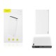 Зовнішній акумулятор Baseus Choc Power Bank 10000mAh  White+Black