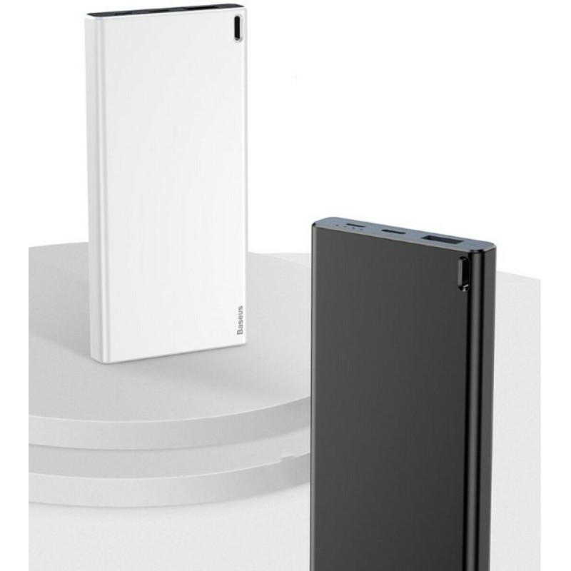 Зовнішній акумулятор Baseus Choc Power Bank 10000mAh  White+Black