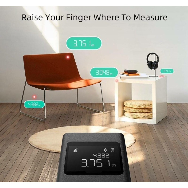 Лазерний далекомір Xiaomi MiJia Smart Laser Measure CN (MJJGCYD001QW)