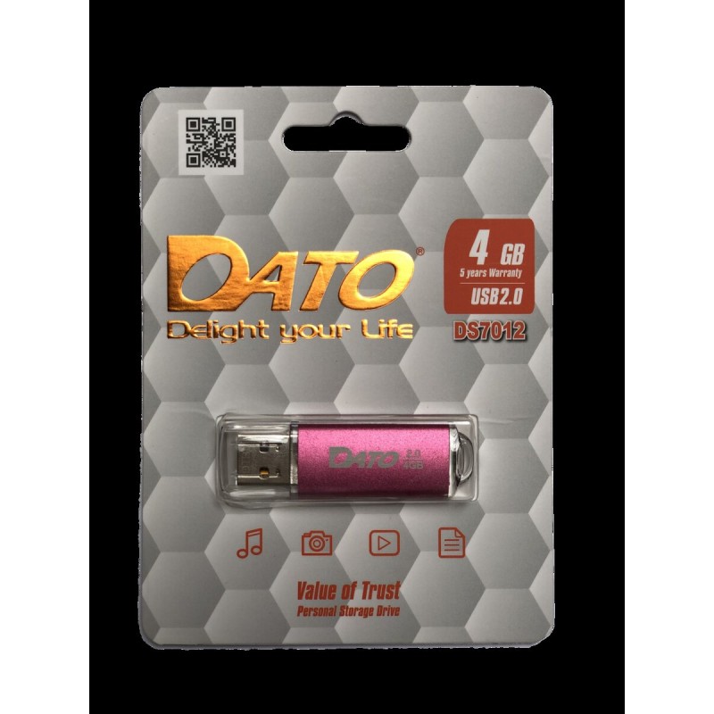 Flash DATO USB 2.0 DS7012 4Gb pink