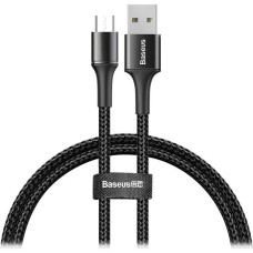Кабель Baseus Halo Data Cable USB For Micro 3A 0.5m Black