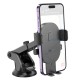 Тримач для мобільного HOCO H19 Mighty one-button car holder(center console) Black
