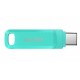 Flash SanDisk USB 3.1 Ultra Dual Drive Go USB Type-C 128Gb Green