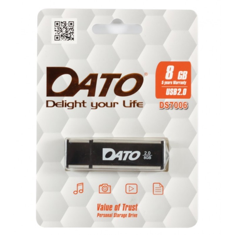 Flash DATO USB 2.0 DS7006 8Gb black