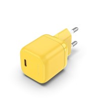 Зарядний пристрій Vention 1-port USB-C GaN Charger(30W) EU-Plug Yellow (FAKY0-EU)