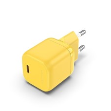 Зарядний пристрій Vention 1-port USB-C GaN Charger(30W) EU-Plug Yellow (FAKY0-EU)