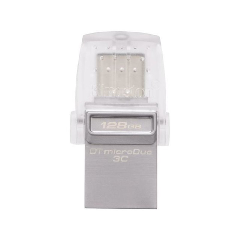 Flash Kingston USB 3.0 DT MicroDuo 3C 128GB USB3.1/Type-C metal