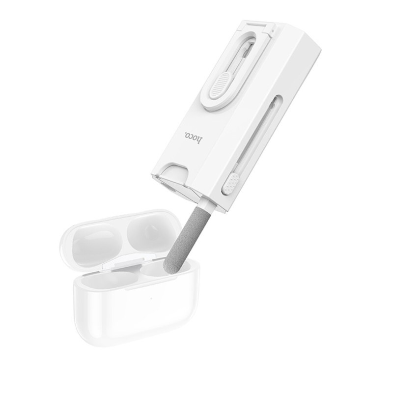 Набір для очистки девайсів Hoco DI35 8-in-1 multifunctional cleaning kit(overseas customization) White