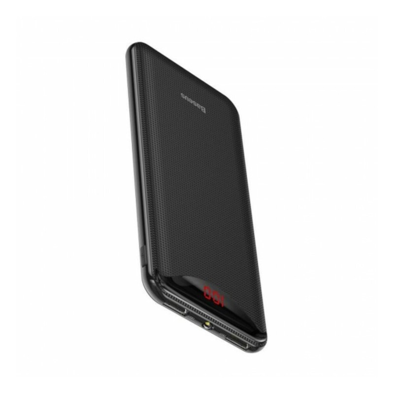Зовнішній акумулятор Baseus Gentleman Digital Display Powerbank 10000mAh Black