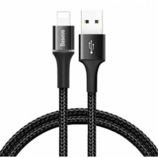 Кабель Baseus halo data cable USB For IP 2.4A 1m Black