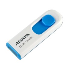 Flash A-DATA USB 2.0 C008 64Gb White/Blue