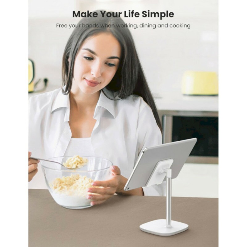 Тримач для телефона UGREEN LP280 Adjustable Desk Phone Holder (White) (UGR-80358)