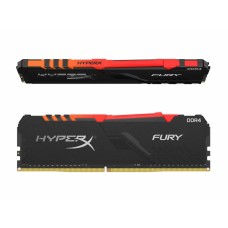 DDR4 Kingston RGB HyperX FURY 32GB (Kit of 2x16384) 2666MHz CL16 Black DIMM
