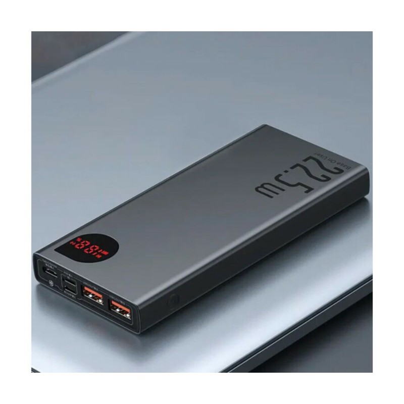 Зовнішній акумулятор Baseus Adaman Metal Digital Display QC Power Bank 10000mAh 22.5W Black