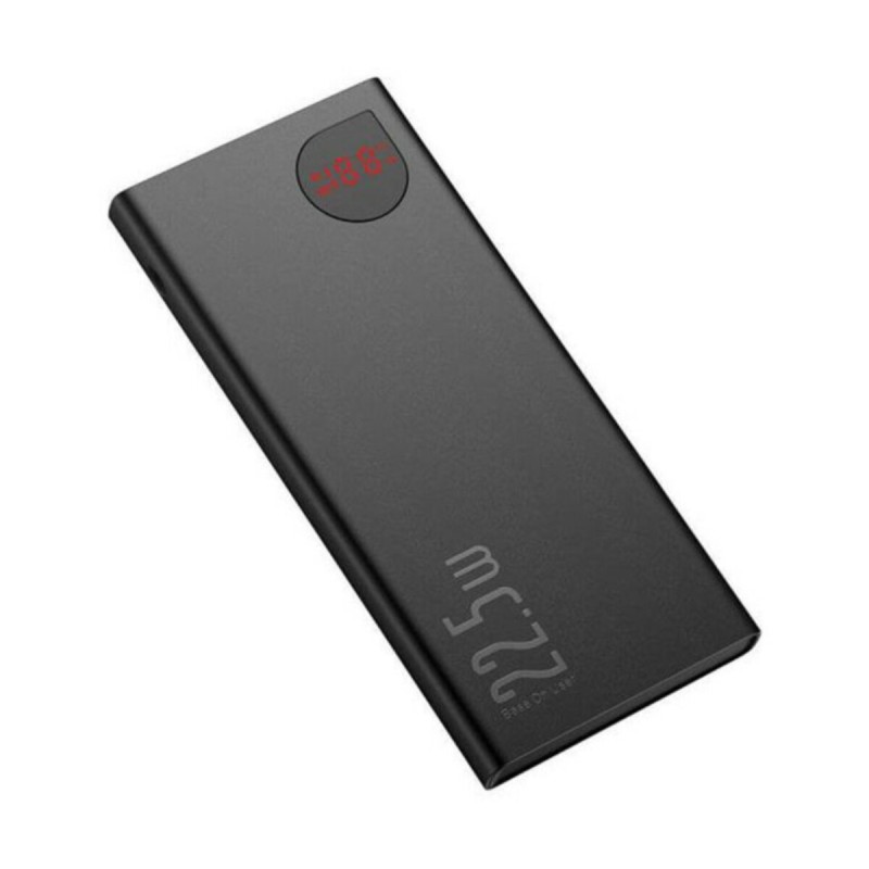 Зовнішній акумулятор Baseus Adaman Metal Digital Display QC Power Bank 10000mAh 22.5W Black