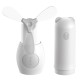 Вентилятор Baseus Tricolor bear Folding fan White