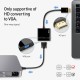 USB-Hub Baseus Converter (HD4K to VGA+Micro+DC3.5) Black