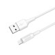 Кабель HOCO X25 USB to Micro 2A, 1m, PVC, PVC connectors, White