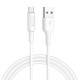 Кабель HOCO X25 USB to Micro 2A, 1m, PVC, PVC connectors, White